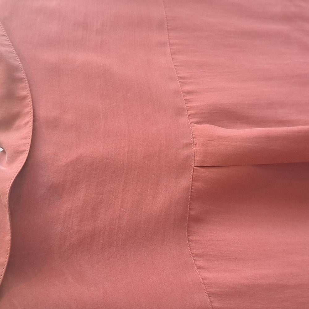 🌿Madewell Silk Camp Shirt NWOT Large - Picture 13 of 16